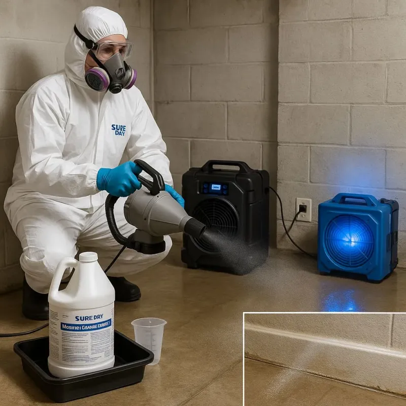 Sanitization and Odor Removal process in De Leon Springs, FL
